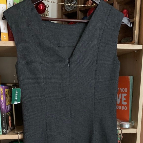 Simons NWT Greyish black sleeveless dress - Picture 6 of 6